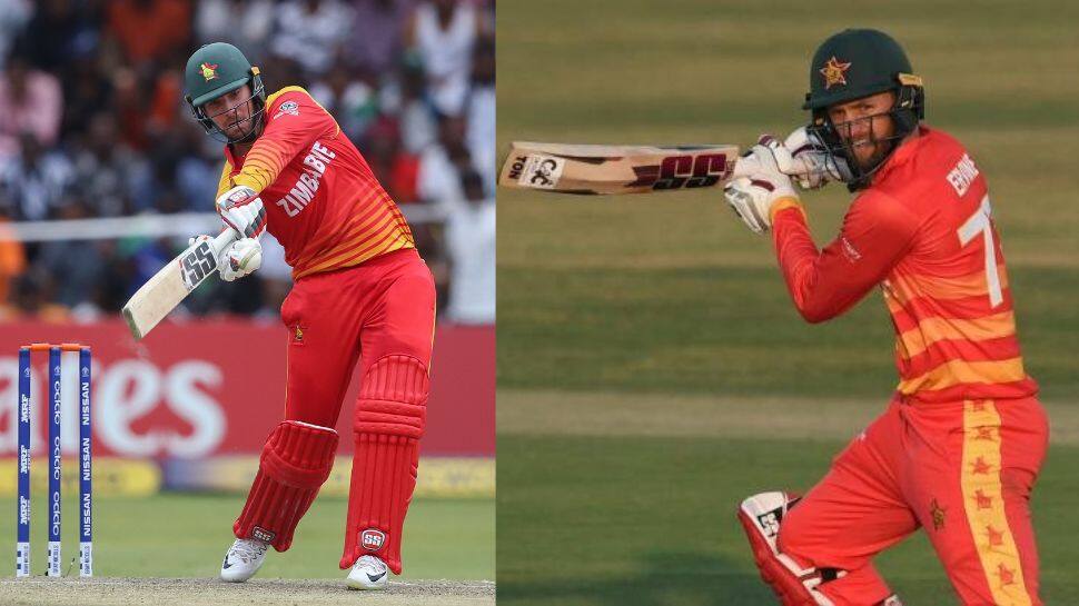 Zimbabwe's Brendan Taylor and Craig Ervine put on 109 runs vs India in 2015 World Cup. Taylor had 77.06% (84 runs) contribution and Ervine had 20.18% (22 runs).