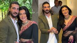 Sushmita Sen Walks Hand-In-Hand For Diwali Bash With Ex-Bf Rohman Shawl