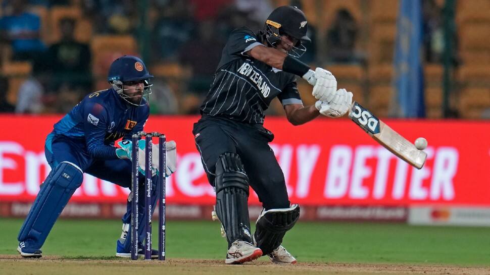 New Zealand all-rounder Rachin Ravindra has broken England batter Jonny Bairstow's record of scoring most runs in maiden ODI World Cup campaign. Ravindra has notched up 565 runs in 9 matches in ICC Cricket World Cup 2023 with 2 more possible matches to go. (Photo: AP)