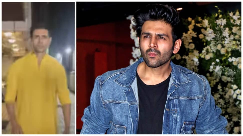 Kartik Aaryan Exudes Festive Vibes At Sara Ali Khans Diwali Bash – VIDEO