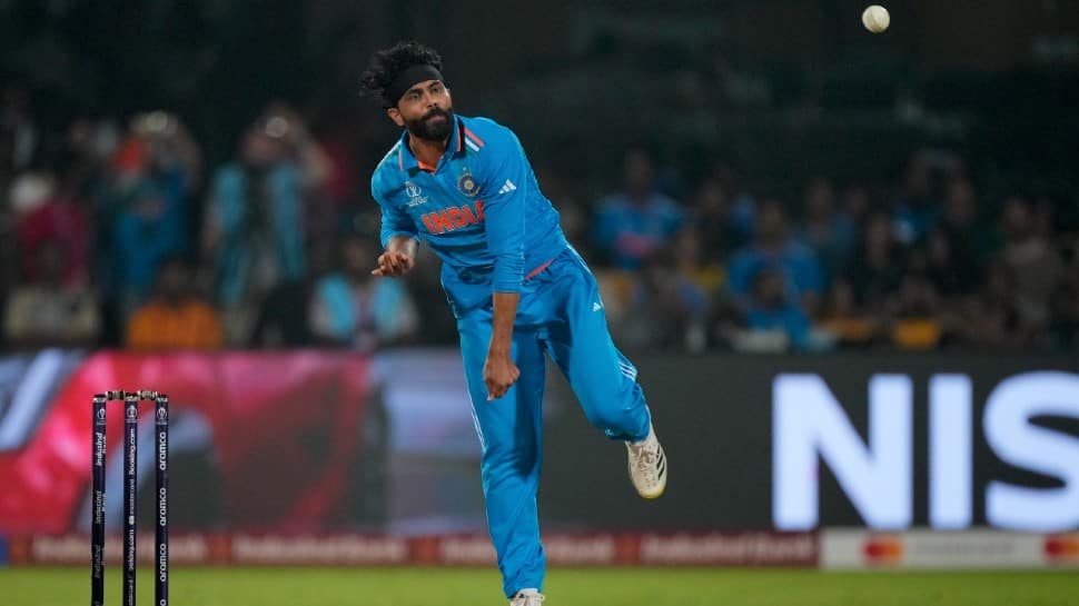With 16 wickets so far, Ravindra Jadeja has gone past Anil Kumble and Yuvraj Singh for most wickets in a World Cup edition for an Indian spinner. Jadeja (546) needs four wickets to complete 550 wickets across formats. (Photo: AP)