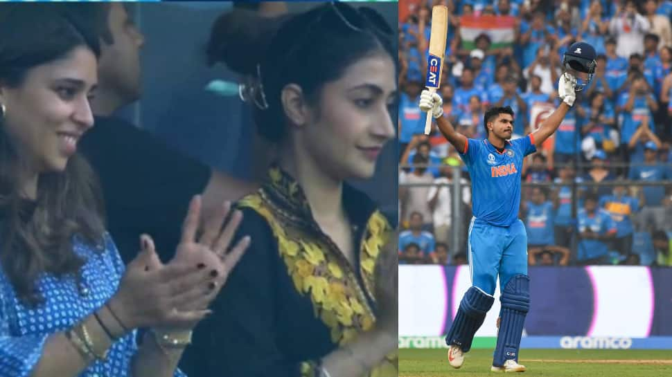 WATCH: Dhanashree Verma, Ritika Sajdeh And Co Give Standing Ovation To Shreyas Iyer After Thunderous Ton