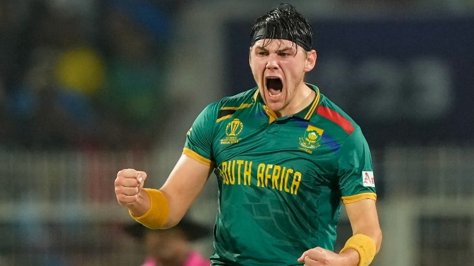 South African pacer Gerald Coetzee broke the record of Lance Klusener for most wickets by a South African bowler in a single edition of World Cup. Coetzee ended with 20 wickets while Klusener has 17 wickets in 1999 edition, same as Morne Morkel in 2015 and Marco Jansen this year. (Photo: AP)