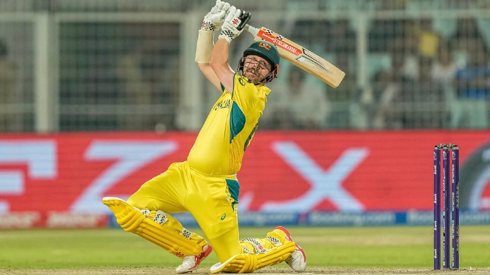 Australian opener Travis Head en route to hitting a fifty against South Africa in the ICC Cricket World Cup 2023 semifinal in Kolkata. Australia completed the lowest win-margin by three wickets against SA in a knockout match. There previous lowest was New Zealand's four-wicket win over SA in the 2015 World Cup semifinal. (Photo: AP)