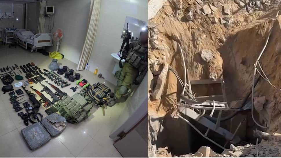 Hôpital ou repaire du terrorisme ?  Israël partage une vidéo de tunnels terroristes et d’armes dans les hôpitaux de Gaza |  Nouvelles du monde