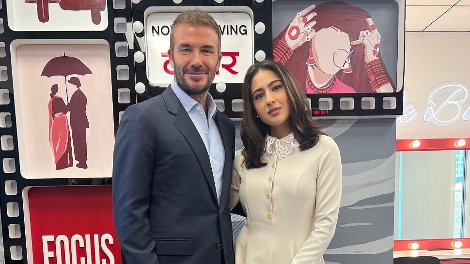 Sara Ali Khan Engages In An Articulate Conversation With Football Legend David Beckham