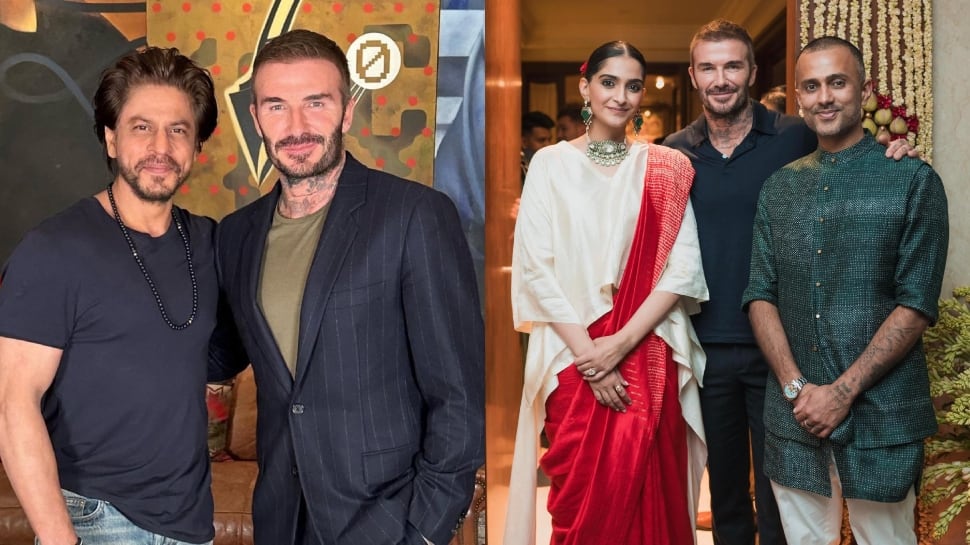 Shah Rukh Khan Hosts David Beckham, Footballer Expresses Gratitude For A Warm Welcome 