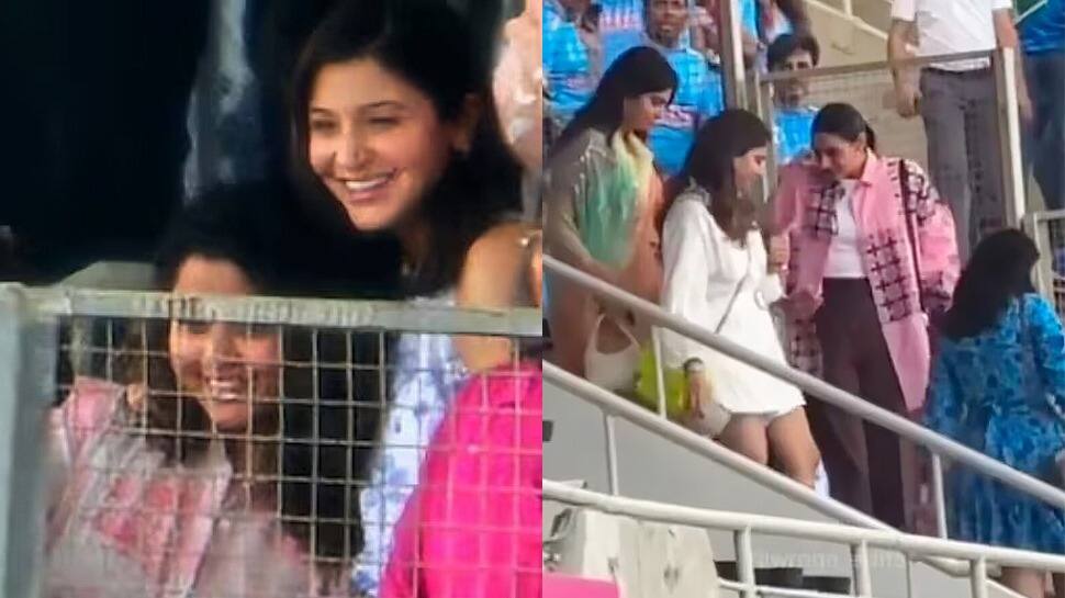 Cricket World Cup 2023 Final: Anushka Sharma, Athiya Shetty Cheer For Team India In Ahmedabad - WATCH