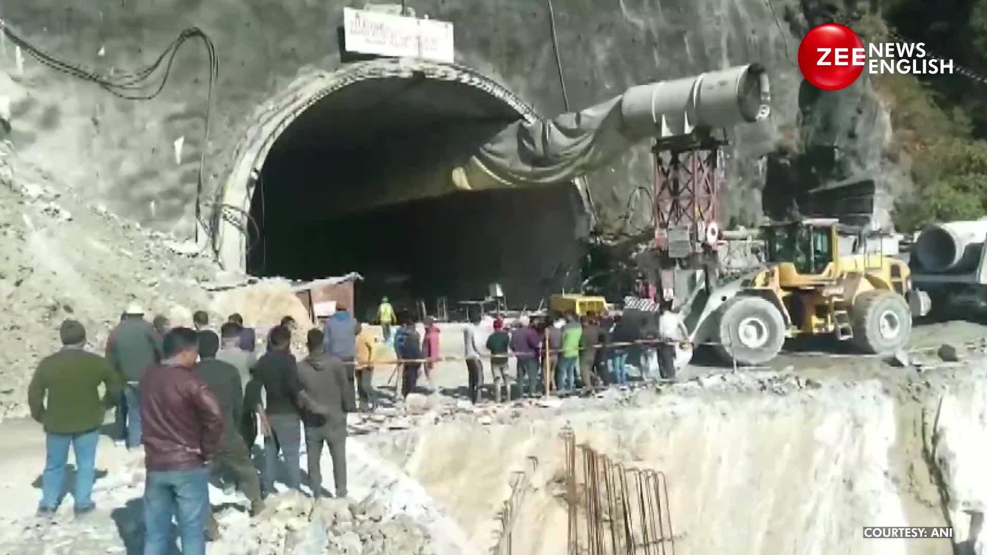 Uttarkashi Tunnel Collapse Can 40 Workers Uphold Hope As They Still Awaits To Be Rescued Zee