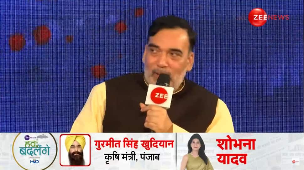 Zee Conclave: &#039;Reduced Stubble Burning By 50%...&#039;, Says Delhi Minister Gopal Rai