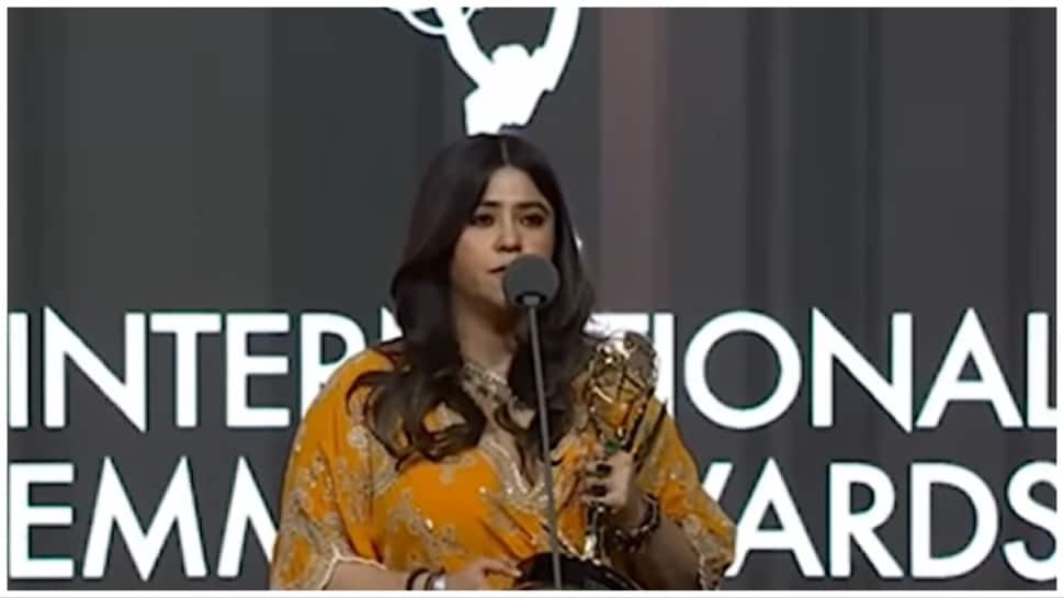 Ektaa Kapoor Creates History! Ace Producer Bags International Emmy Directorate Award - WATCH