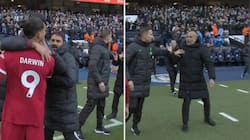 Watch: Nunez, Guardiola's Heated Exchange After MNC vs LIV Ends As Draw
