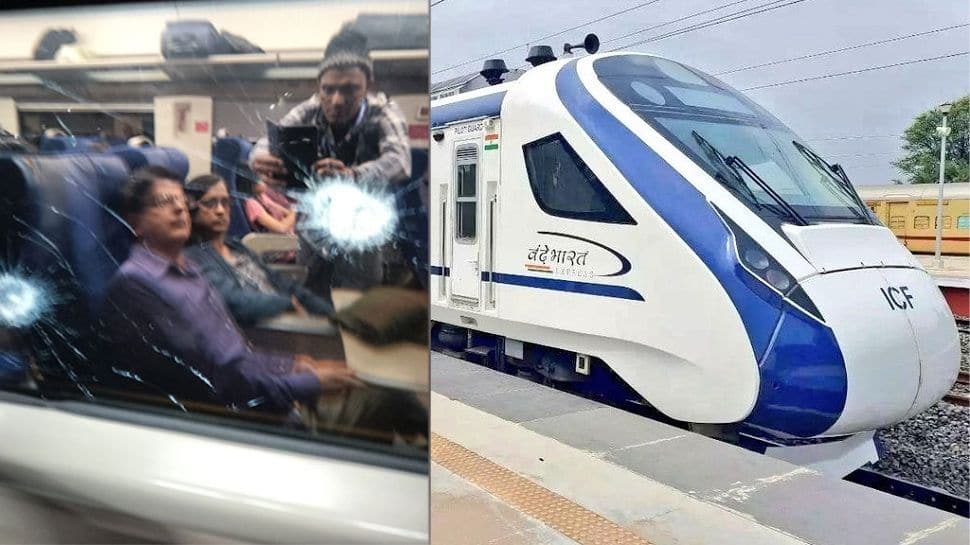 Miscreants Pelt Stones At Vande Bharat Express In Odisha, Damaging Window Pane