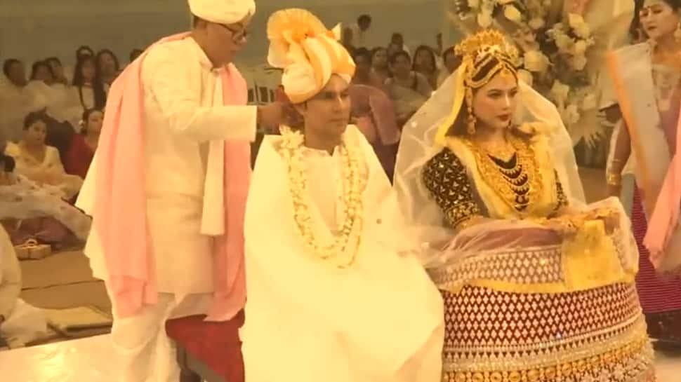 WATCH- Randeep Hooda And Lin Laishram Mesmerize As Conventional Manipuri Bride And Groom In Enchanting Marriage ceremony Celebration