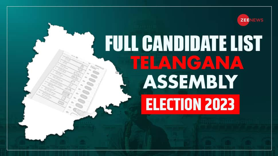 Telangana Election Results 2023: Party-Wise Results &amp; Leading Candidates of BJP &amp; Congress, Check Full List Here