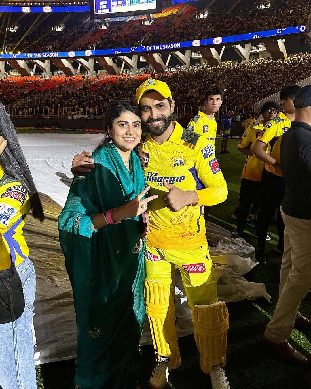 How did Ravindra Jadeja meet the love of his life?