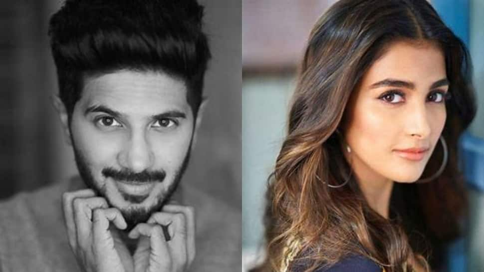 Dulquer Salmaan and Pooja Hegde