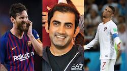 Ronaldo Or Messi? Gambhir Makes SHOCKING Pick As His Favourite Footballer 