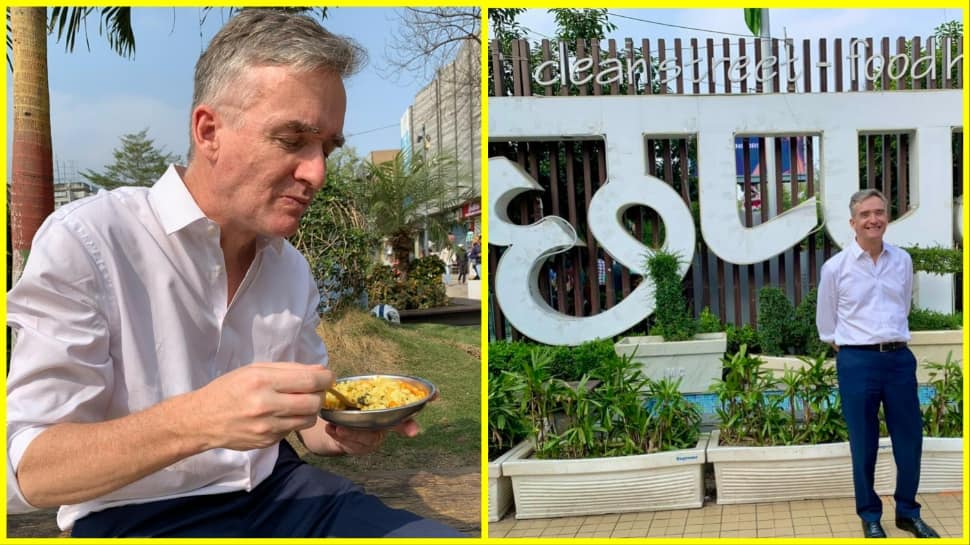 `Maza Aariya Hai!`: British Ambassador Enjoys Indori Poha At Chhappan Dukaan