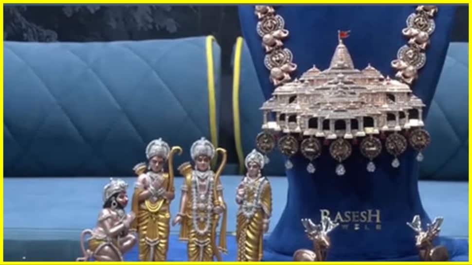 Ayodhya Ram Mandir To Get Gift Of ‘Ram Temple’ Shaped Necklace Made Up Of 5,000 American Diamonds | India News