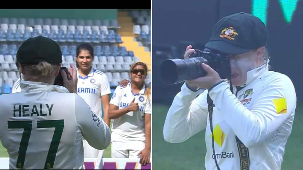 Watch: Alyssa Healy Turns Photographer After India Beat Australia, Wins Hearts On Internet