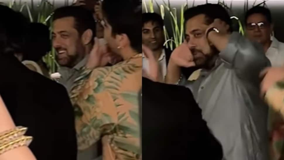 Arbaaz Khan-Shura Wedding: Salman Khan Takes The Stage On Fire, Dances On &#039;Tere Mast Mast Do Nain&#039; 