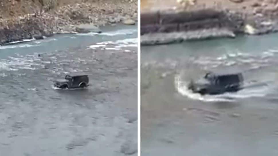 Mahindra Thar SUV Makes Way Through River To Skip Traffic In Manali: Watch Video