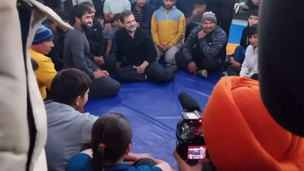 Rahul Gandhi Meets Bajrang Punia, Other Wrestlers In Haryana Amid Suspension Of WFI, Protests