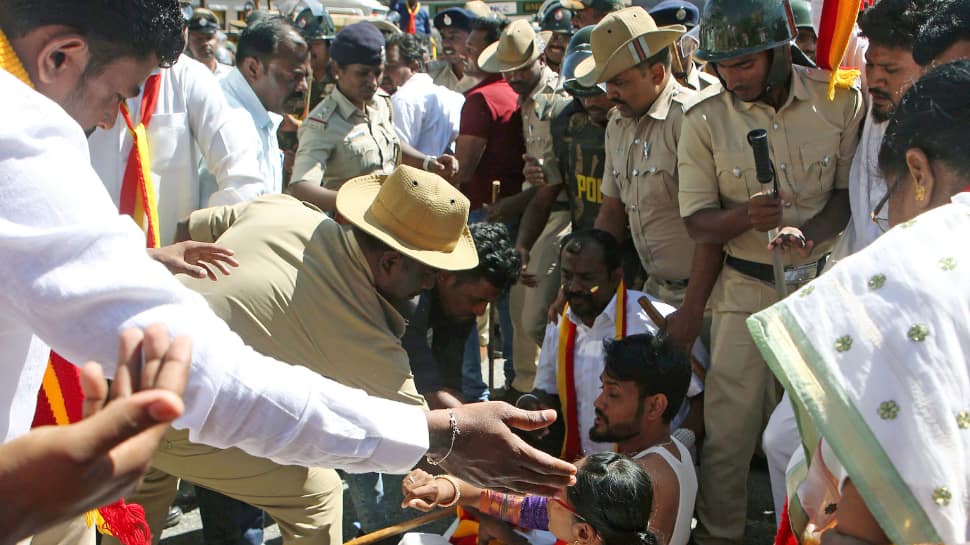 Bengaluru Nameplate Row: Pro-Kannada Activists Detained For Vandalism