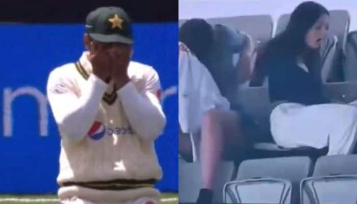 Love On The Big Screen: Cameraman Spots Lovers Romancing During AUS vs PAK 2nd Test - WATCH