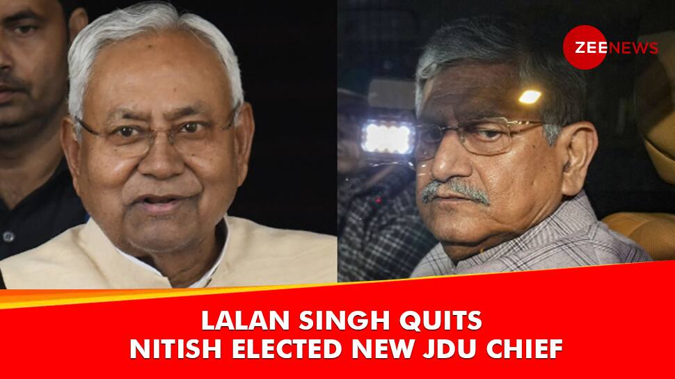 Lalan Singh Quits, Nitish Kumar Elected New JDU President, Say Sources