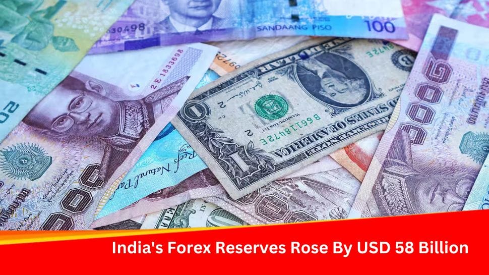 India's Forex Reserves Rose By USD 58 Billion Cumulatively In 2023