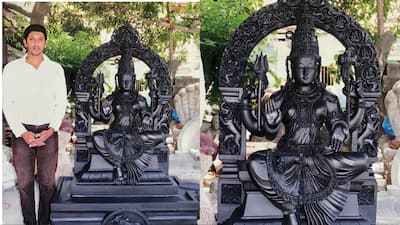 Yogiraj Arun's First Independent Sculpture