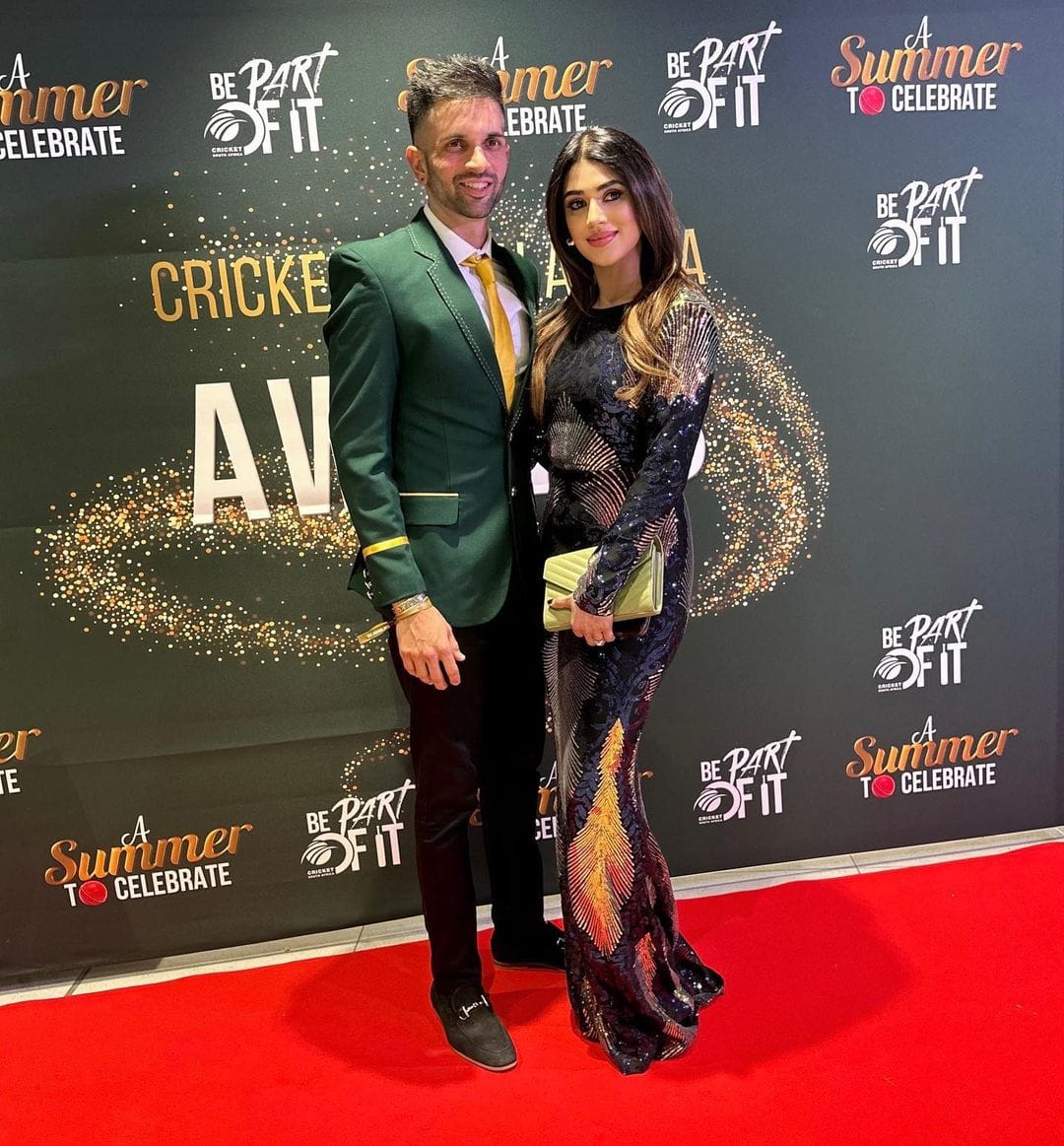 Keshav Maharaj's wife