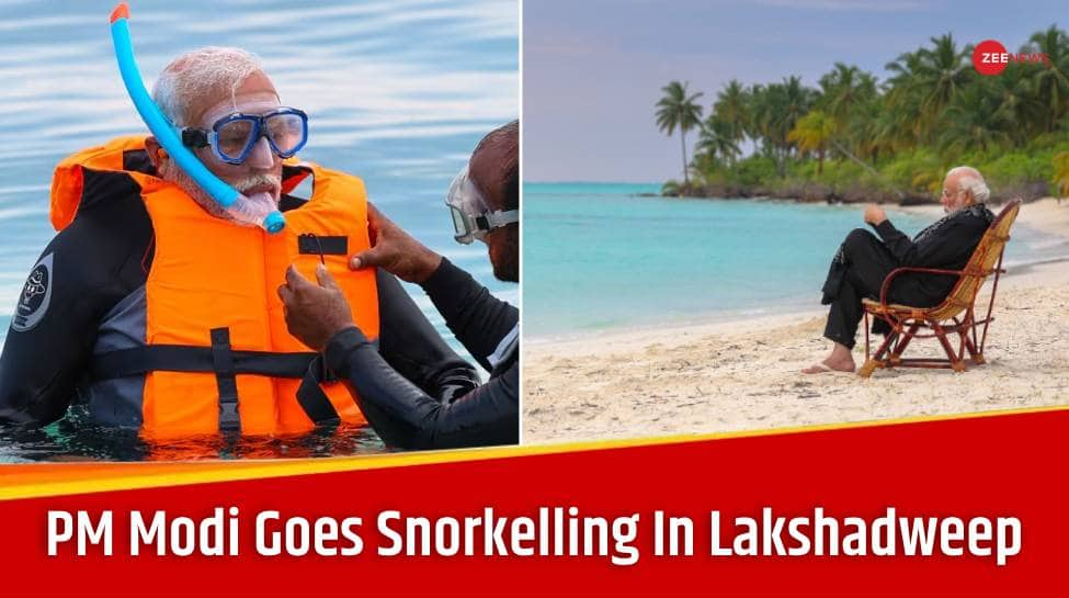 ‘What An Exhilarating Experience!’: PM Modi Tries Snorkelling In Lakshadweep, Shares Stunning Photos | India News