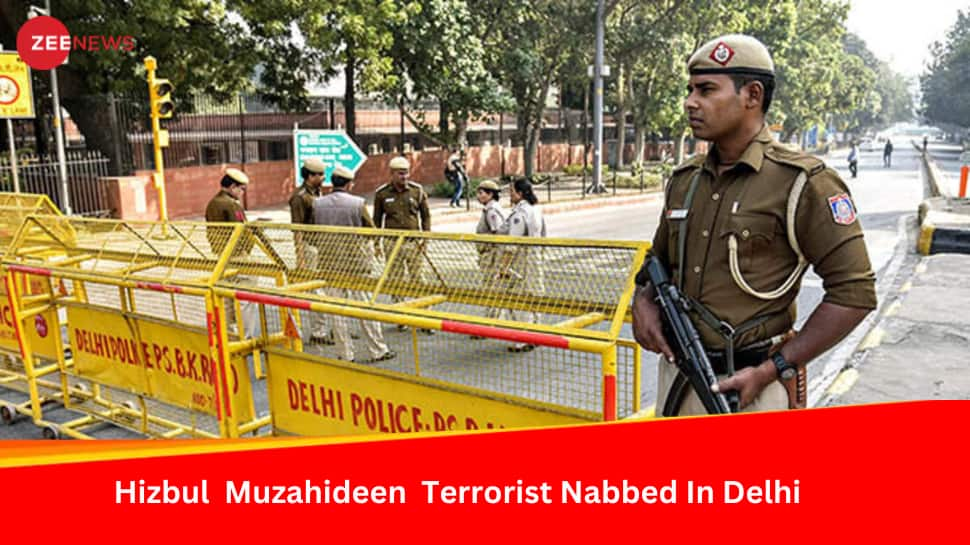 Hizbul Terrorist Behind Attacks In J&amp;K Held in Delhi Before Republic Day Celebration