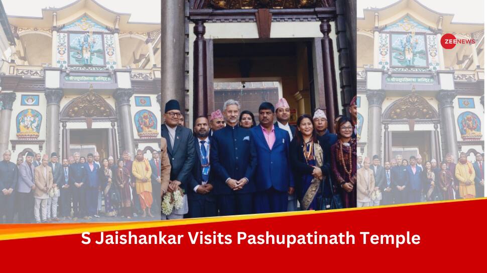 EAM Jaishankar Prays For Well-Being Of India And Nepal At Pashupatinath Temple In Kathmandu