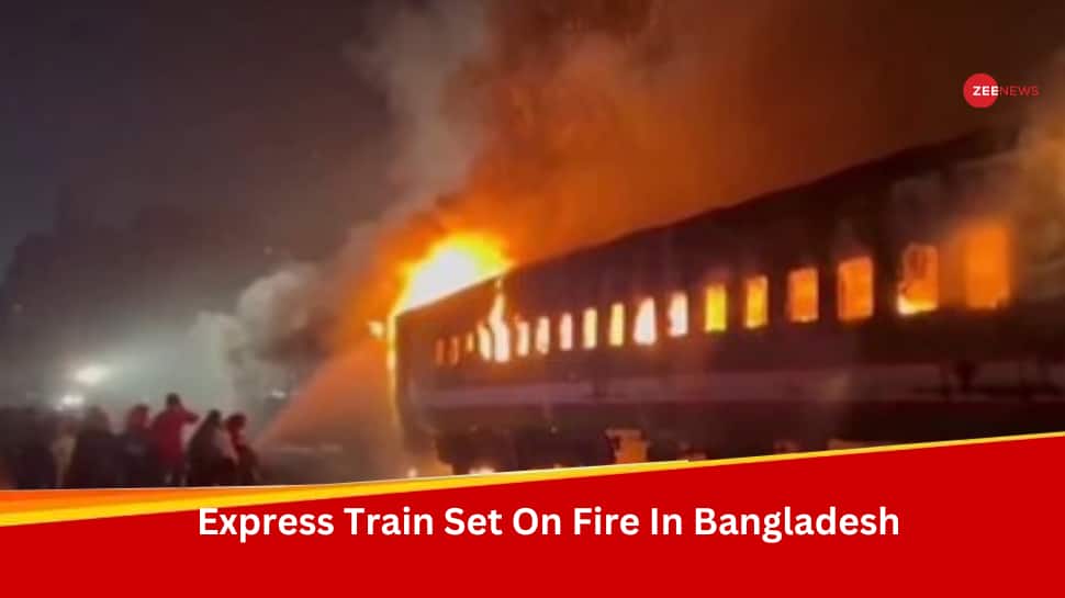 Tragic Train Fire in Bangladesh Claims 4 Lives; Police Suspect Planned Attack