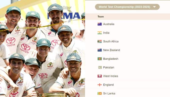 World Test Championship&#039;s Updated Points Table: Australia Whitewash Pakistan To Claim Top Spot