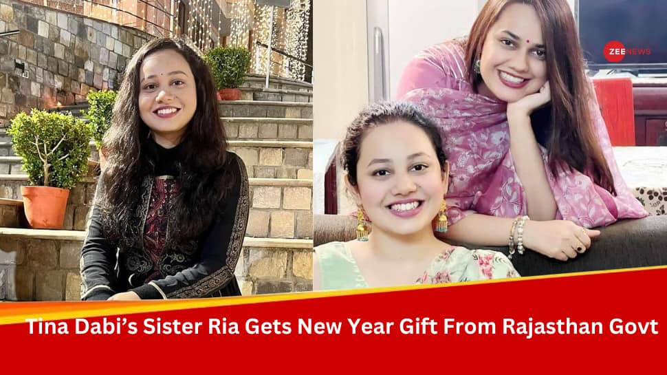 IAS Tina Dabi`s Sister Ria Gets Good News From Bhajan Lal Govt In Rajasthan, Read Details