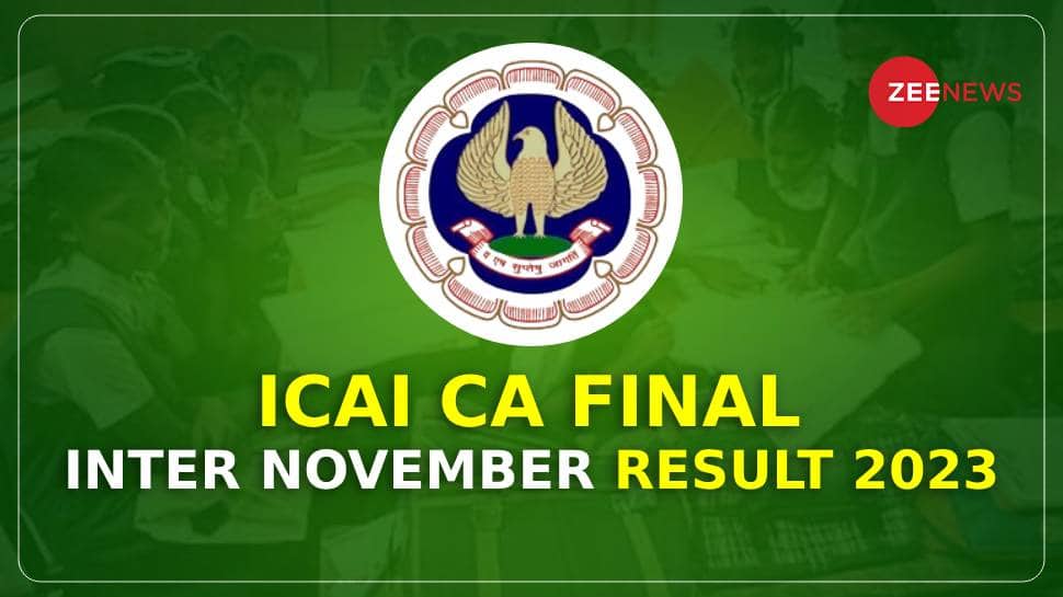 ICAI Result November 2023: CA Final, Inter Results To Be OUT Today At icai.nic.in- Check Steps To Download Here