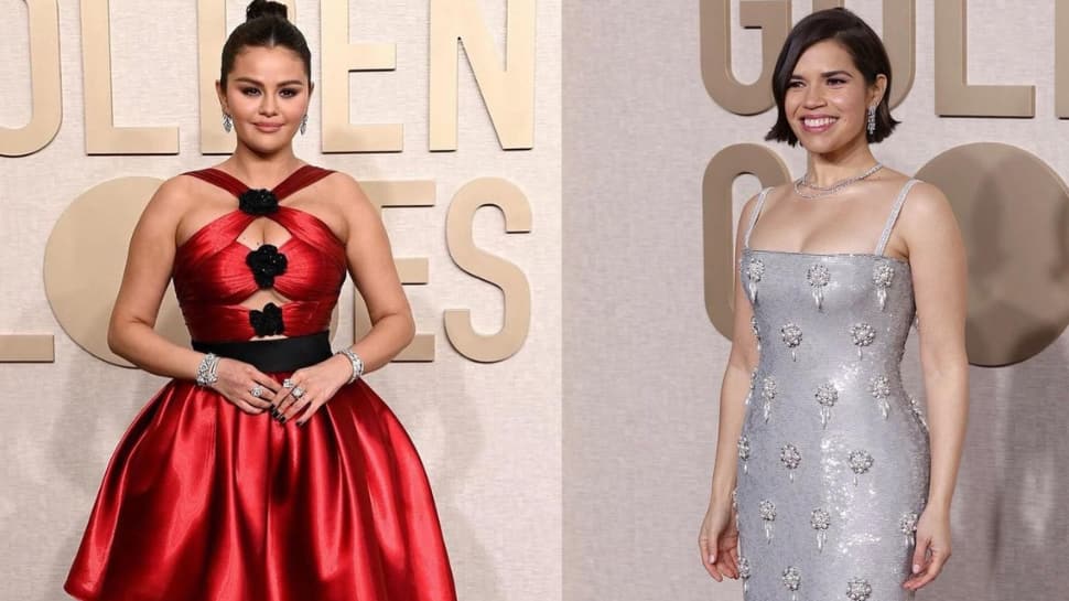 How To Recreate Selena Gomez And America Ferrera&#039;s  ’24 Golden Globes Hairstyles With Step By Step Tips From Fashion Stylists