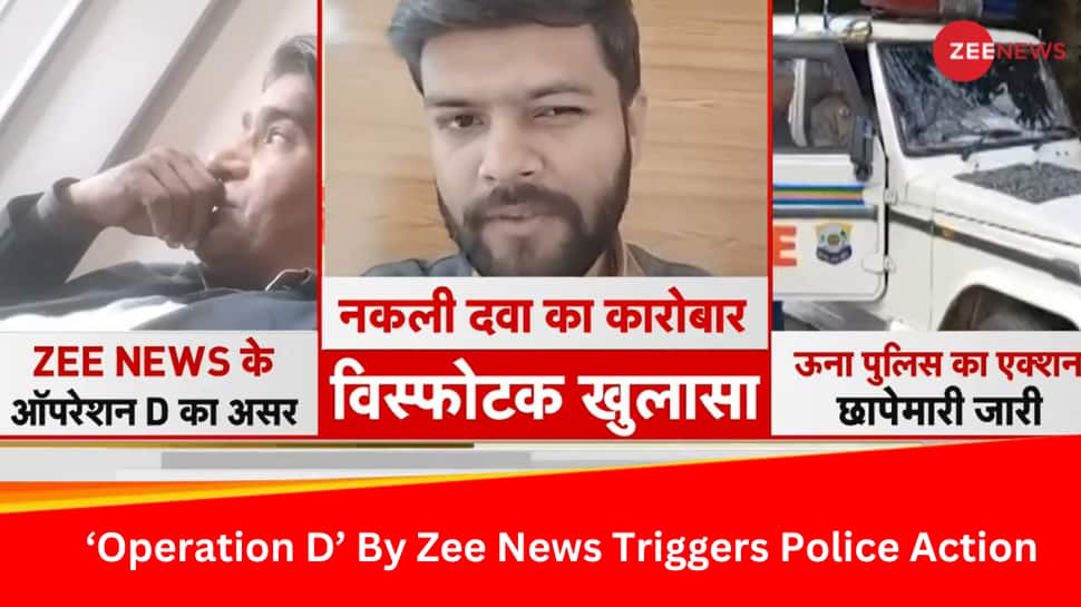BREAKING: Himachal Police Crack Down On Fake Drug Racket In Una After Zee News’ Operation D