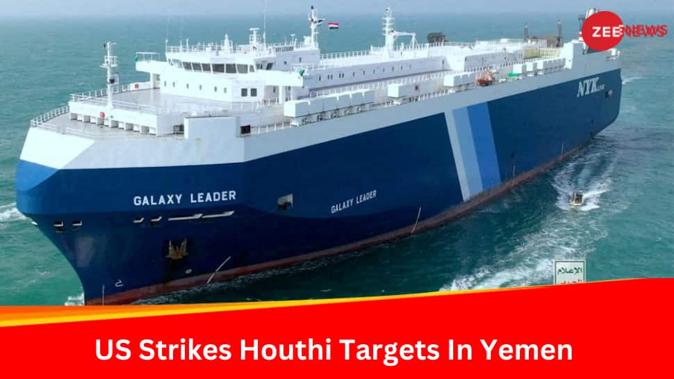 US Strikes Houthi Targets In Yemen After Missile Attack On Vessels In Red Sea