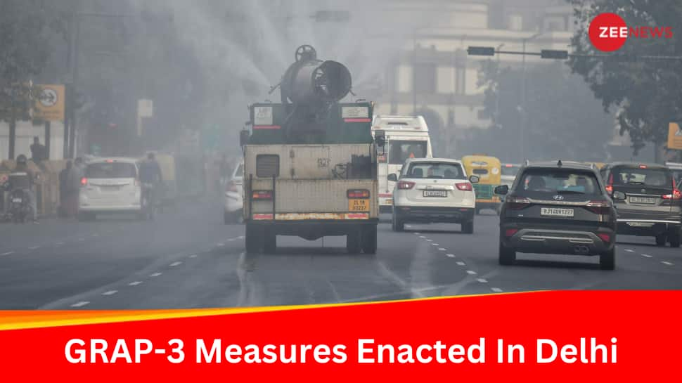 Delhi Air Pollution Reaches Alarming Levels, GRAP-3 Bans Old Vehicles, Construction