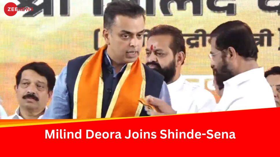 What Milind Deora Said About Congress From Shiv Sena&#039;s Dais