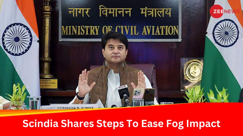 Scindia Announces Measures To Tackle Fog Disruption At Delhi airport, Urges Calm