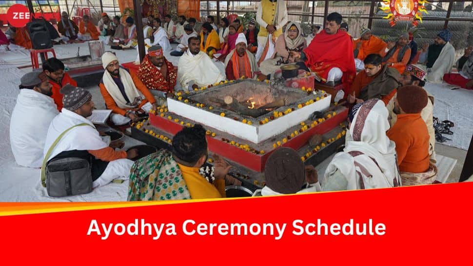 Ram Temple Consecration Ceremony Begins: Check Date-Wise Full Schedule