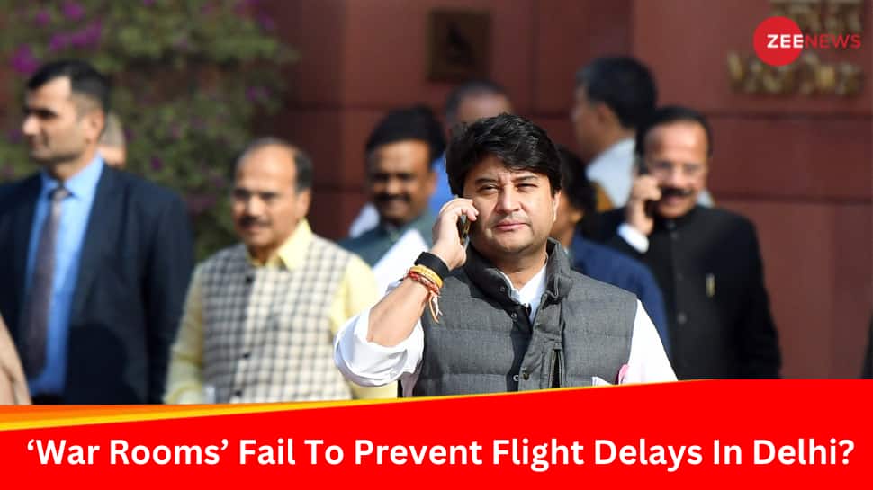 Over 90 Flights Delayed At Delhi Airport Despite &#039;War Room&#039;, Scindia Under Social Media Fire