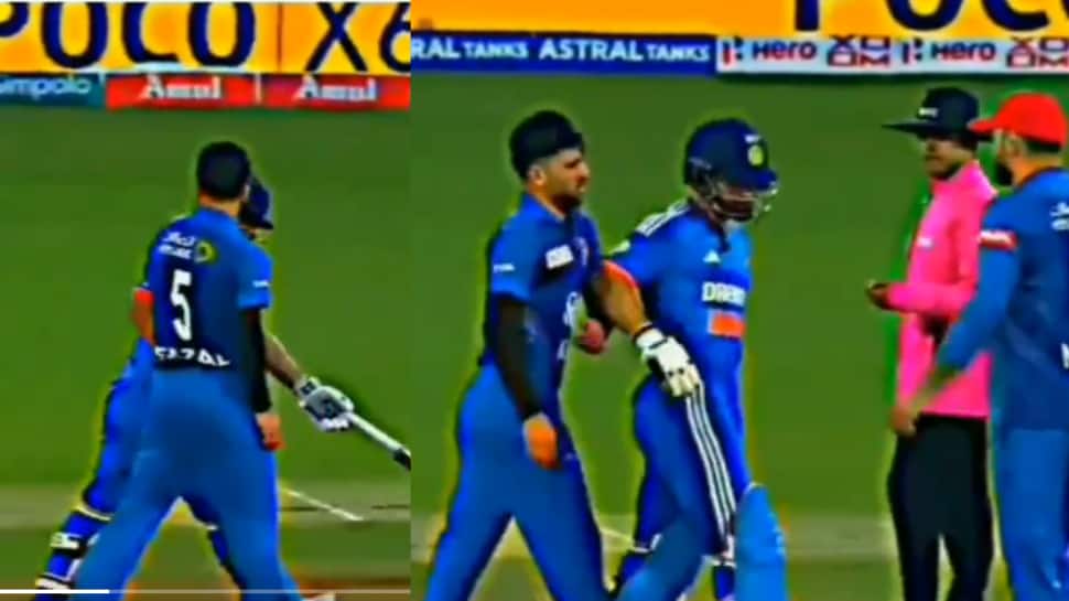 Caught On Camera: Rinku Singh Reacts After Being Elbowed By Afghanistans Fazalhaq Farooqi; Watch